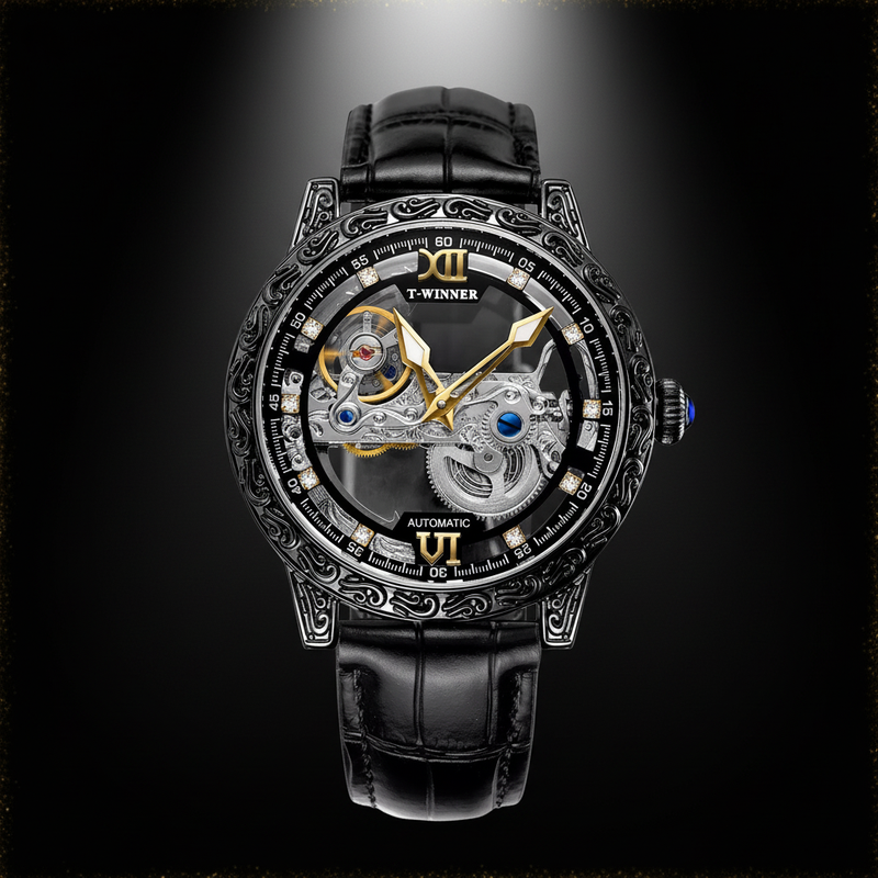 Luxury Watch Dark Studio Shot