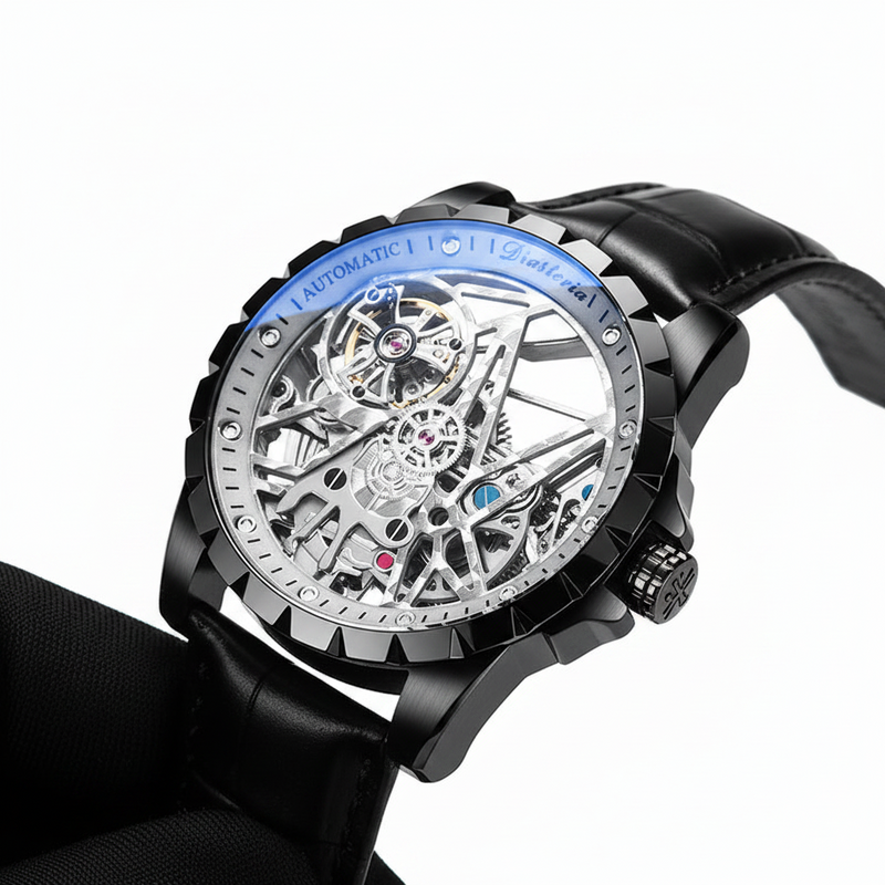 JAWERI & CO. Daystar Fish Scale Mechanical Watch